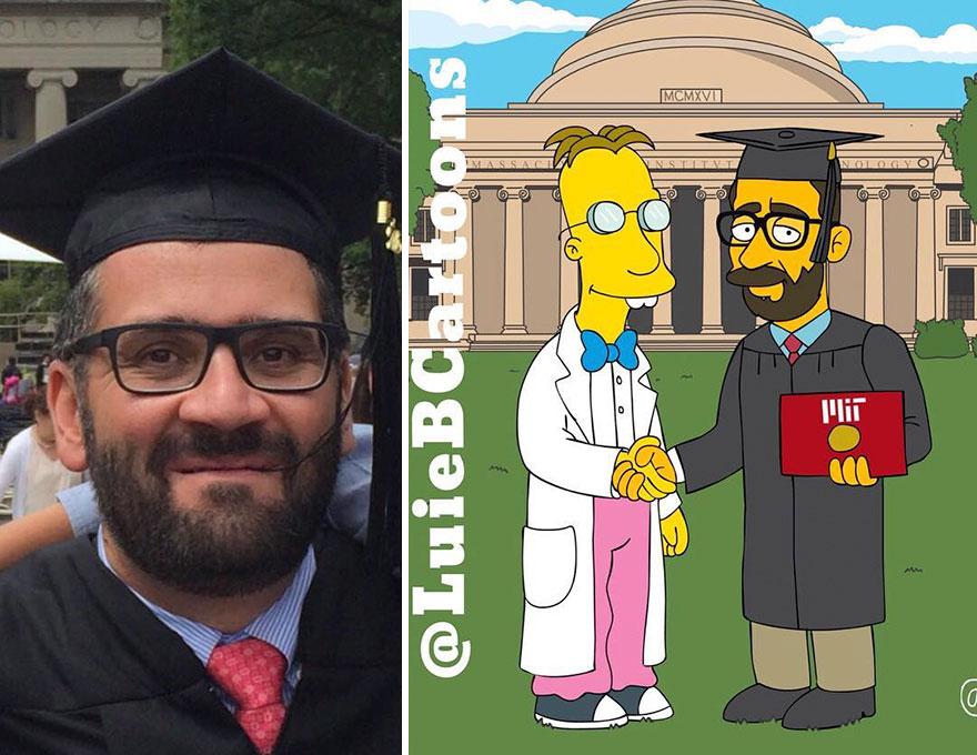 Artist Turns People Into Simpsons And Everyone Is Loving It Artist Turns People Into Simpsons And Everyone Is Loving It