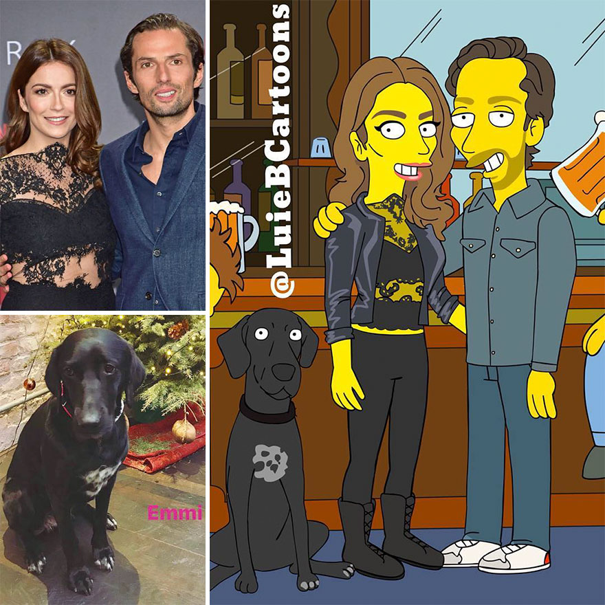 Artist Turns People Into Simpsons And Everyone Is Loving It Artist Turns People Into Simpsons And Everyone Is Loving It