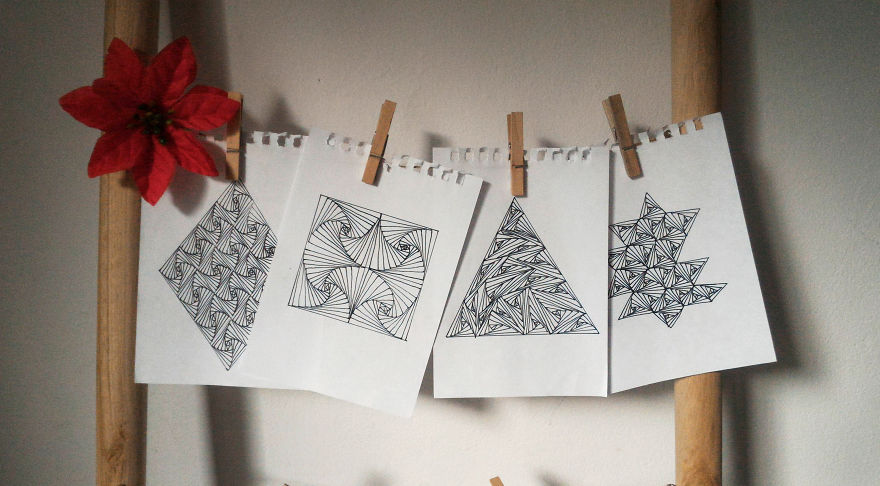 You Can Make These Optical Illusion Patterns Easily By Drawing Only Rectangles And Triangles You Can Make These Optical Illusion Patterns Easily By Drawing Only Rectangles And Triangles