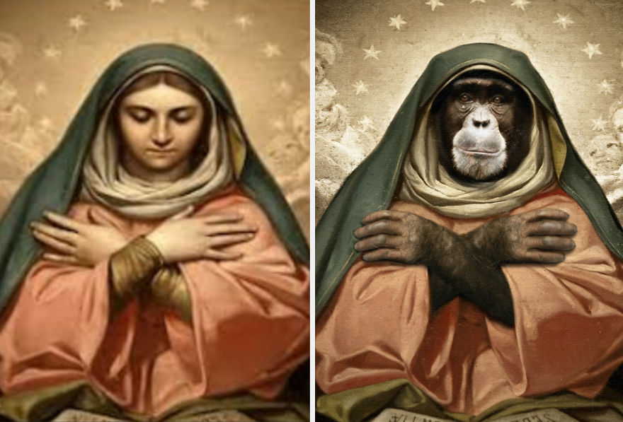 Artists Replace People With Animals In Famous Paintings And The Result Was Better Than The Original Artists Replace People With Animals In Famous Paintings And The Result Was Better Than The Original