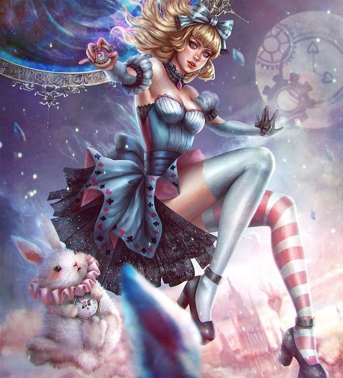 Artist Draws 33 Popular Characters In Her Dreamy Style Artist Draws 33 Popular Characters In Her Dreamy Style