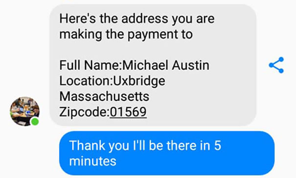 This Guy Received A Message Saying He’d Won $1.2M But Needs To Pay A Delivery Fee, So He Trolled The Scammer This Guy Received A Message Saying He’d Won $1.2M But Needs To Pay A Delivery Fee, So He Trolled The Scammer