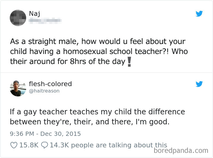 42 Of The Best Comebacks To Homophobic Comments Ever 42 Of The Best Comebacks To Homophobic Comments Ever