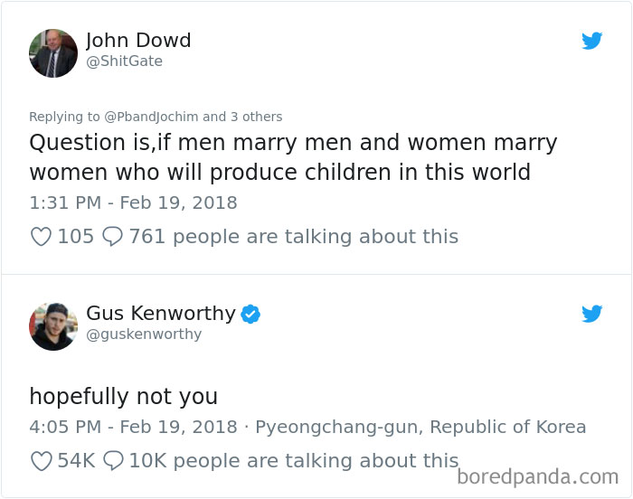 42 Of The Best Comebacks To Homophobic Comments Ever 42 Of The Best Comebacks To Homophobic Comments Ever