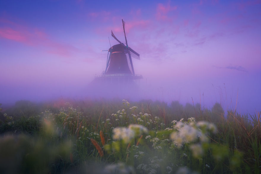 I Photographed Dutch Windmills In The Fog And The Results Are Magical I Photographed Dutch Windmills In The Fog And The Results Are Magical