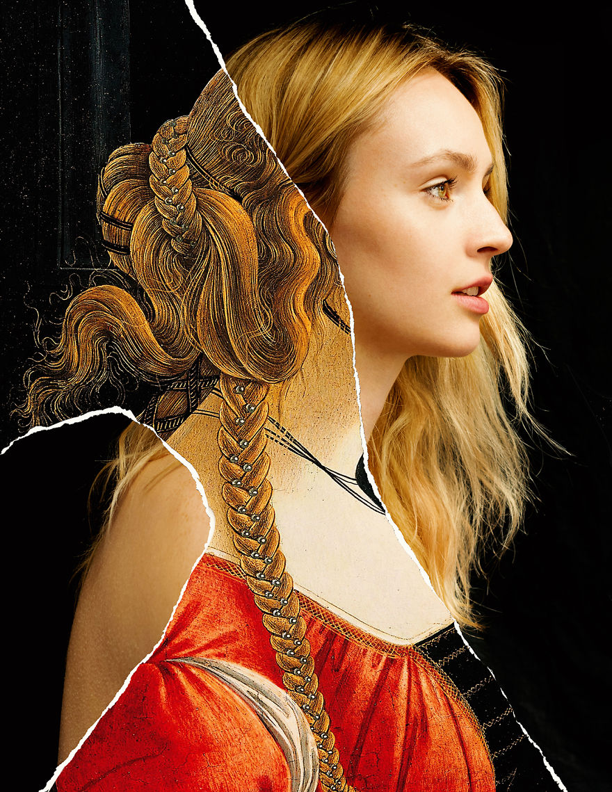 New Renaissance &#8211; We Mixed Famous Art Portrait With Photos