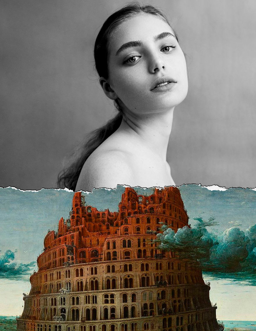 New Renaissance &#8211; We Mixed Famous Art Portrait With Photos