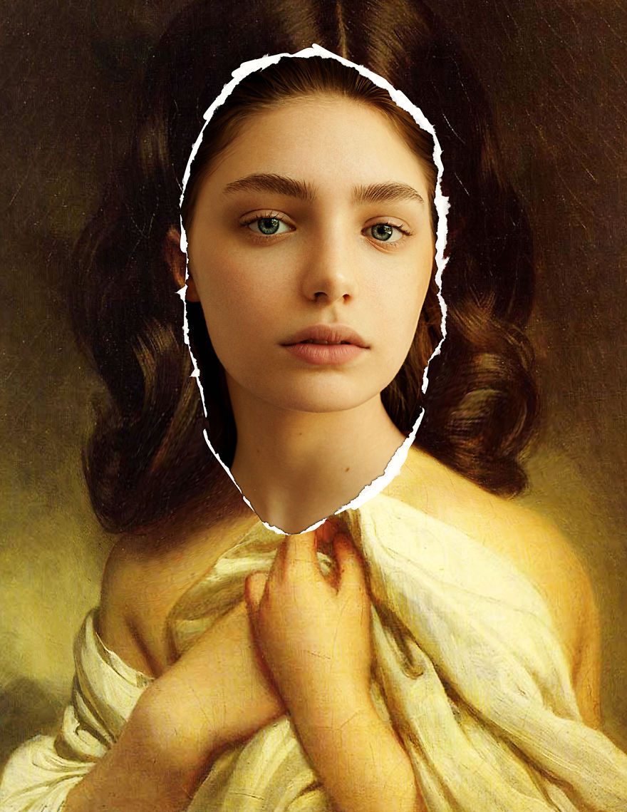 New Renaissance &#8211; We Mixed Famous Art Portrait With Photos