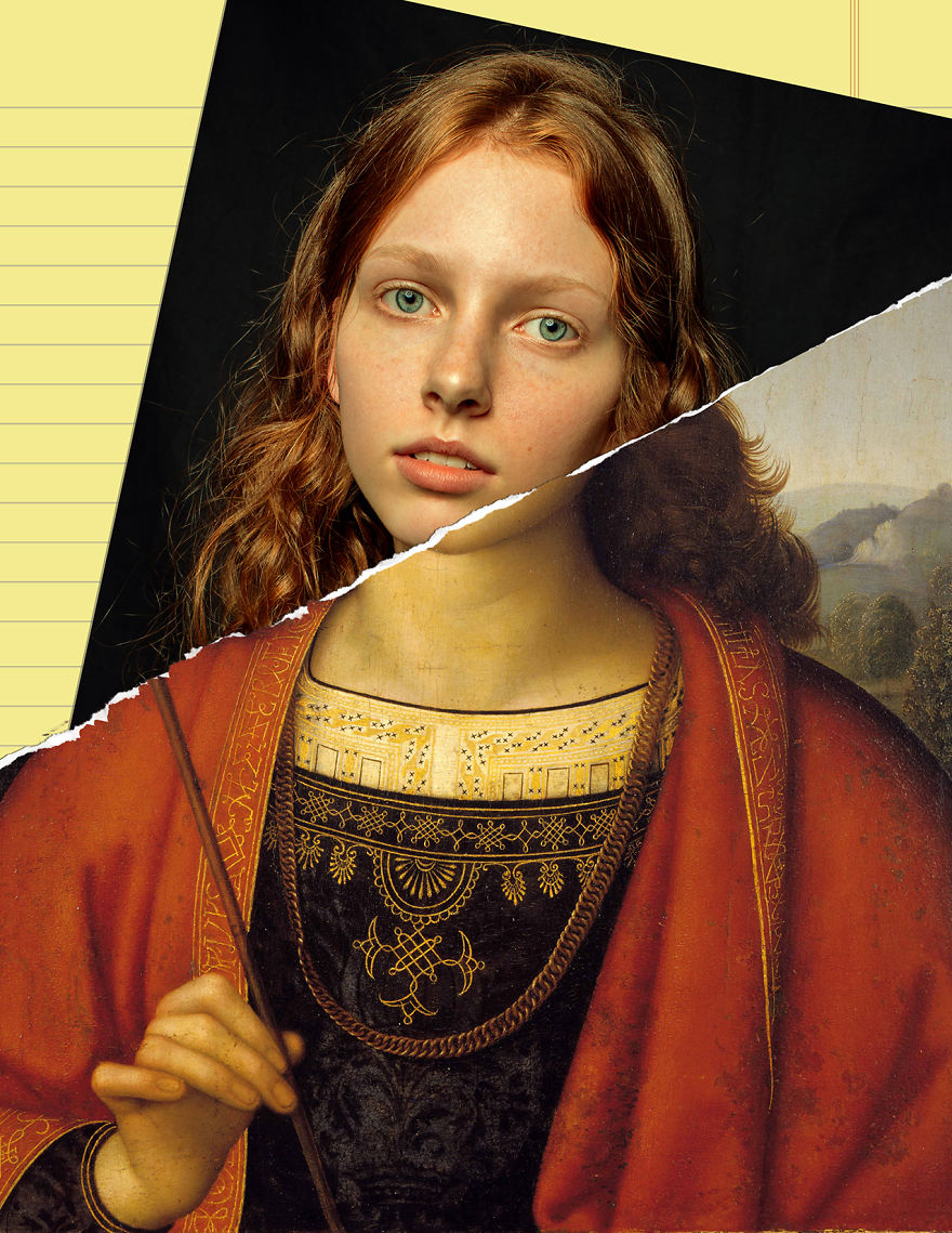 New Renaissance &#8211; We Mixed Famous Art Portrait With Photos