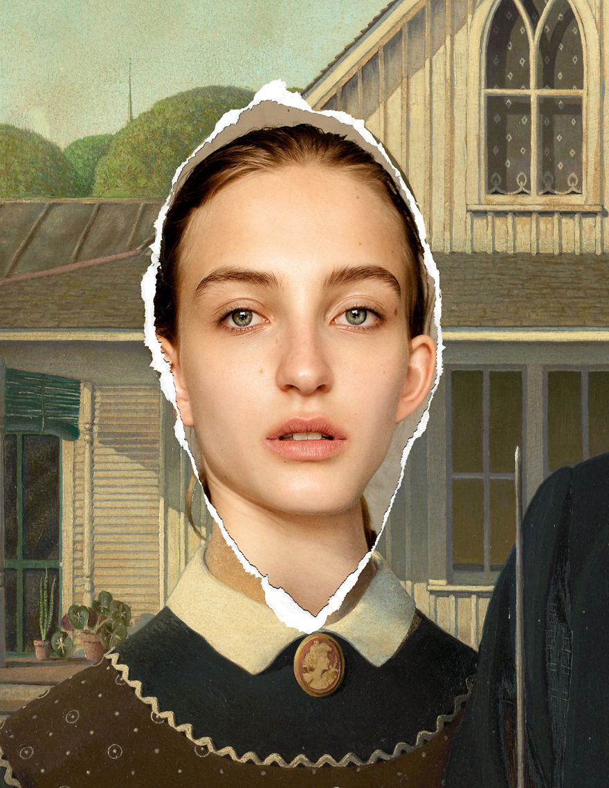 New Renaissance &#8211; We Mixed Famous Art Portrait With Photos