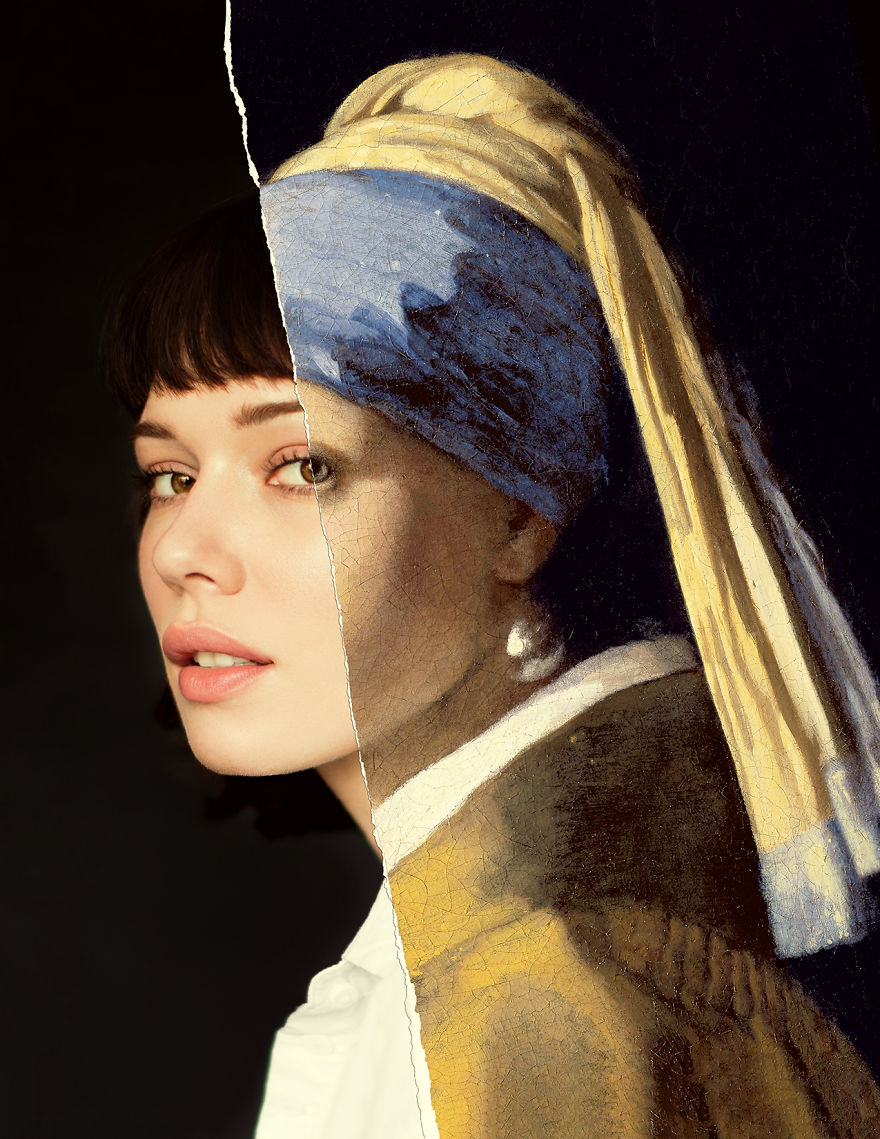 New Renaissance &#8211; We Mixed Famous Art Portrait With Photos