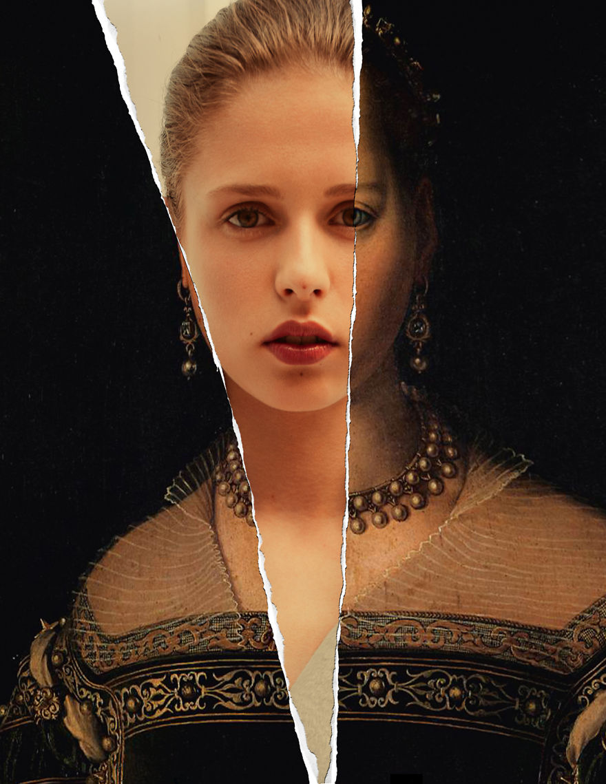 New Renaissance &#8211; We Mixed Famous Art Portrait With Photos