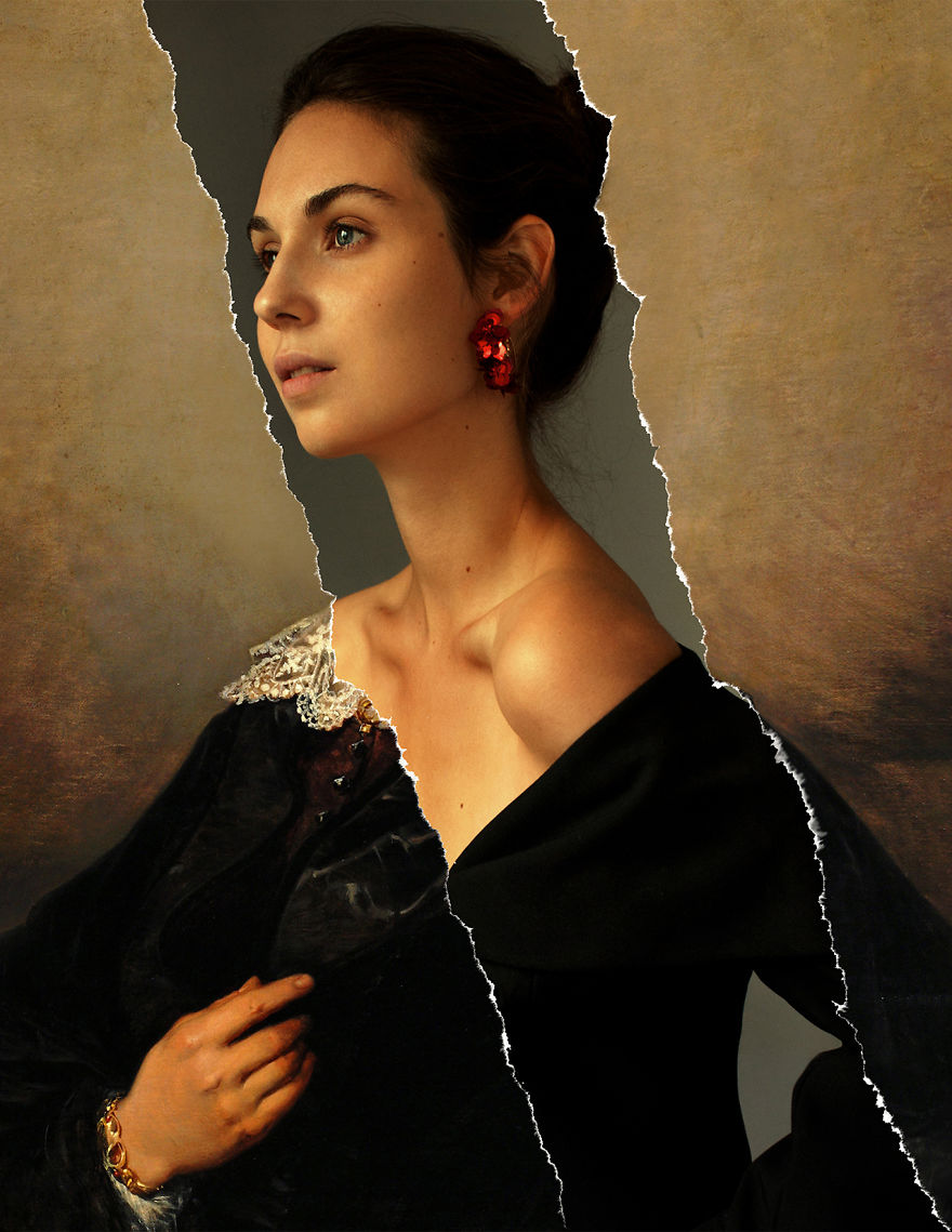 New Renaissance &#8211; We Mixed Famous Art Portrait With Photos