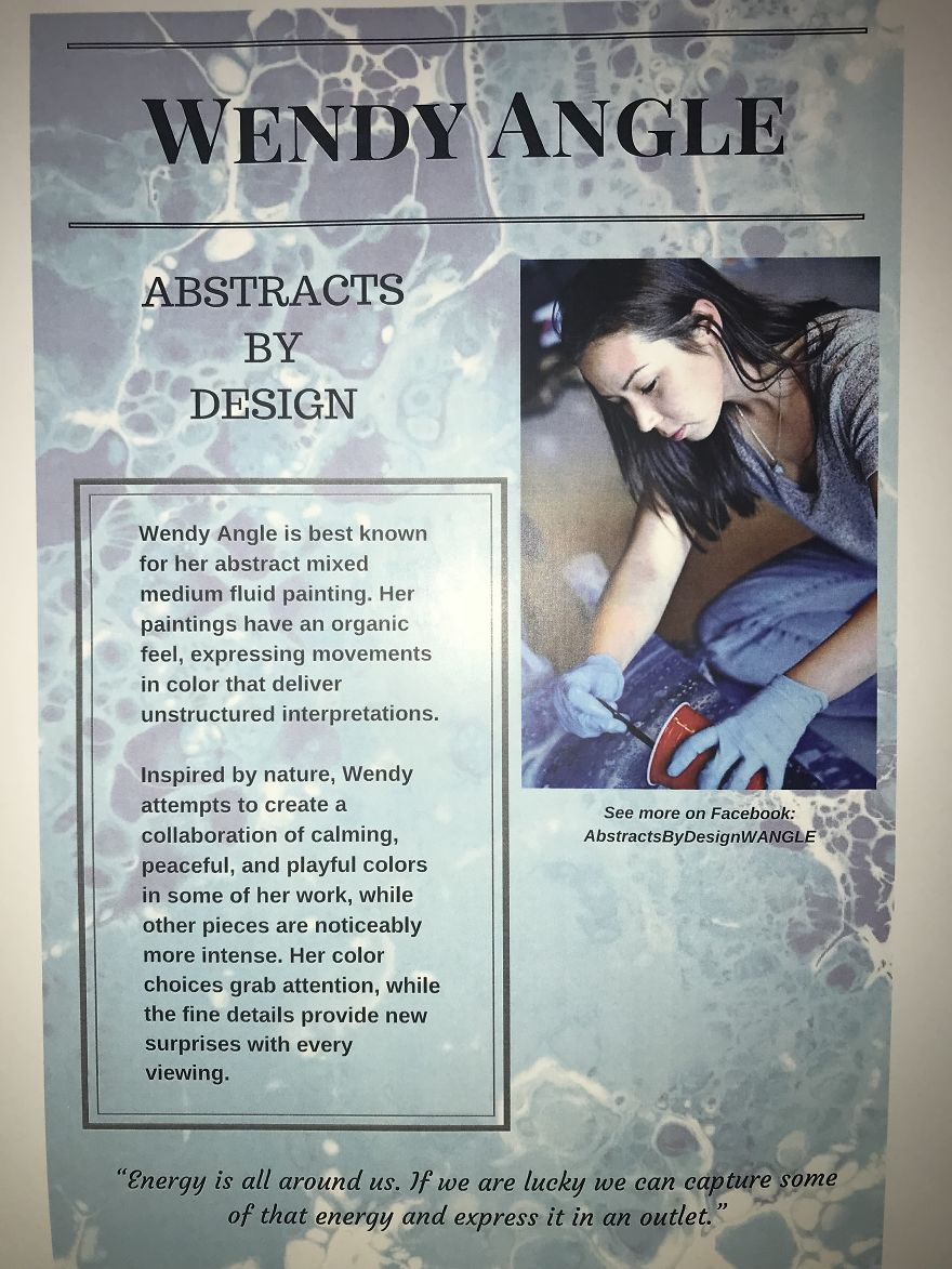 I Am An Abstract Resin Artist From Florida Who Specializes In Wave And Beach Paintings