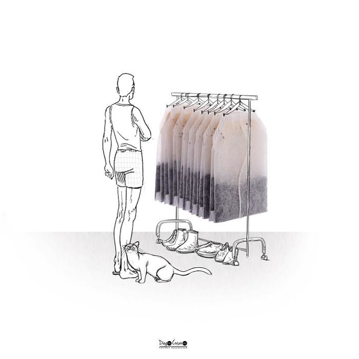 Artist Turns Ordinary Everyday Objects Into Clever Illustrations