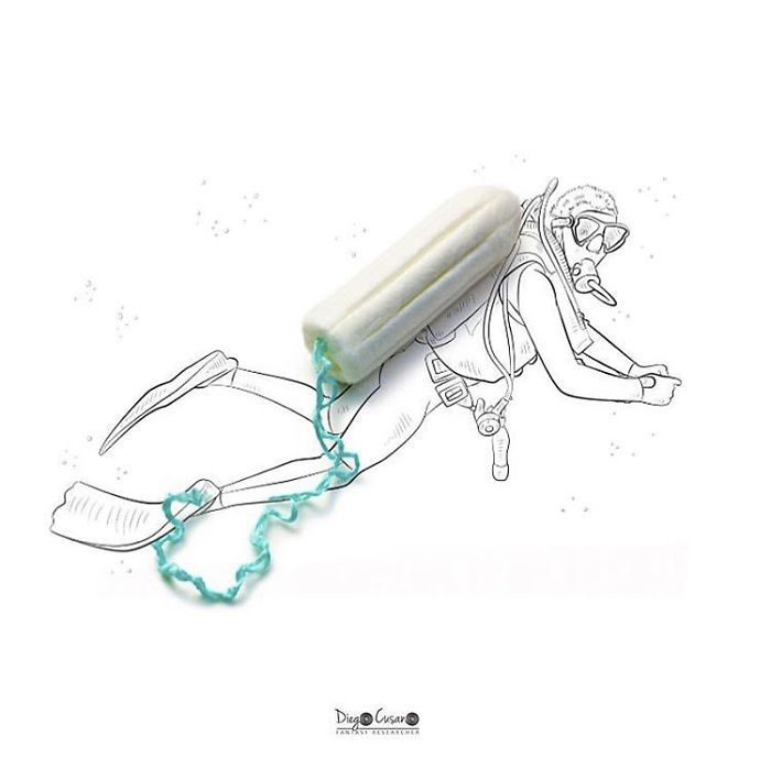 Artist Turns Ordinary Everyday Objects Into Clever Illustrations