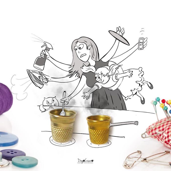 Artist Turns Ordinary Everyday Objects Into Clever Illustrations