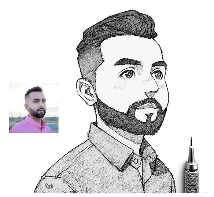 Indonesian Illustrator Sketches Real People As Cartoons And You Will Be Amazed At The Accuracy