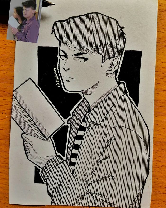 Indonesian Illustrator Sketches Real People As Cartoons And You Will Be Amazed At The Accuracy