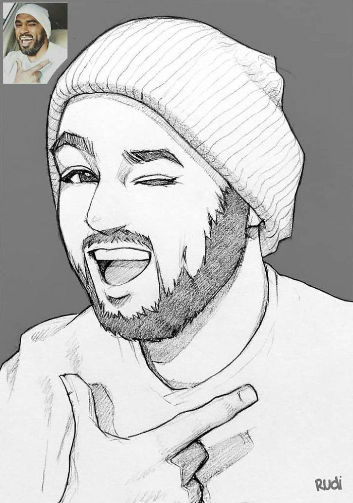 Indonesian Illustrator Sketches Real People As Cartoons And You Will Be Amazed At The Accuracy