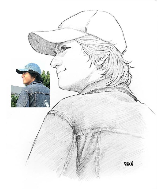 Indonesian Illustrator Sketches Real People As Cartoons And You Will Be Amazed At The Accuracy