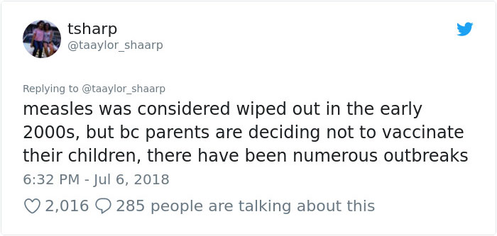 Girl Goes Viral On Twitter For Delivering All The Real Facts About Vaccines And People Can’t Thank Her Enough Girl Goes Viral On Twitter For Delivering All The Real Facts About Vaccines And People Can’t Thank Her Enough