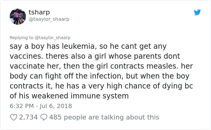 Girl Goes Viral On Twitter For Delivering All The Real Facts About Vaccines And People Can’t Thank Her Enough Girl Goes Viral On Twitter For Delivering All The Real Facts About Vaccines And People Can’t Thank Her Enough