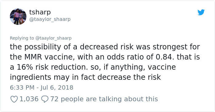 Girl Goes Viral On Twitter For Delivering All The Real Facts About Vaccines And People Can’t Thank Her Enough Girl Goes Viral On Twitter For Delivering All The Real Facts About Vaccines And People Can’t Thank Her Enough