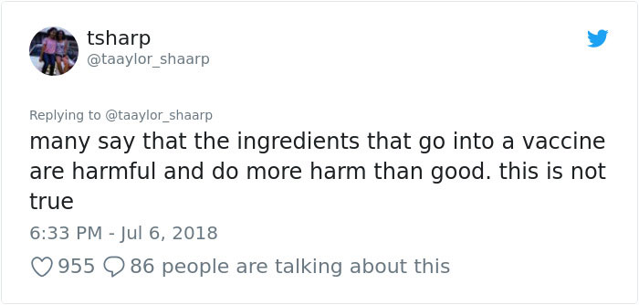 Girl Goes Viral On Twitter For Delivering All The Real Facts About Vaccines And People Can’t Thank Her Enough Girl Goes Viral On Twitter For Delivering All The Real Facts About Vaccines And People Can’t Thank Her Enough