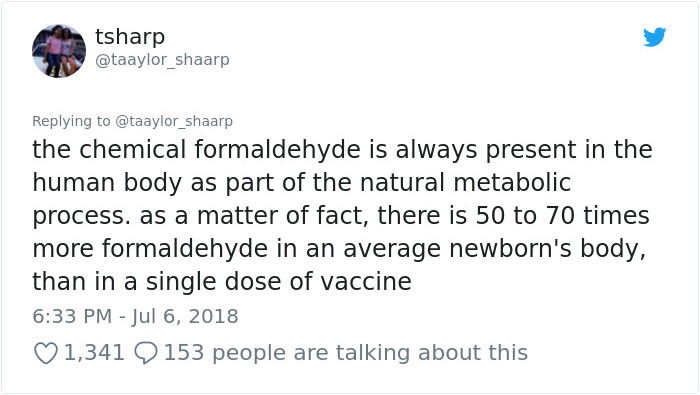 Girl Goes Viral On Twitter For Delivering All The Real Facts About Vaccines And People Can’t Thank Her Enough Girl Goes Viral On Twitter For Delivering All The Real Facts About Vaccines And People Can’t Thank Her Enough