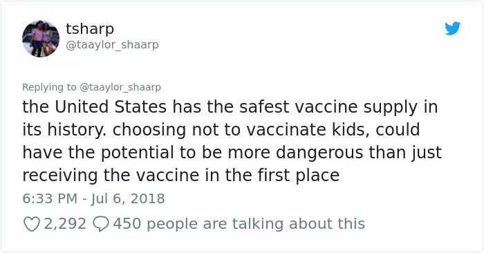 Girl Goes Viral On Twitter For Delivering All The Real Facts About Vaccines And People Can’t Thank Her Enough Girl Goes Viral On Twitter For Delivering All The Real Facts About Vaccines And People Can’t Thank Her Enough