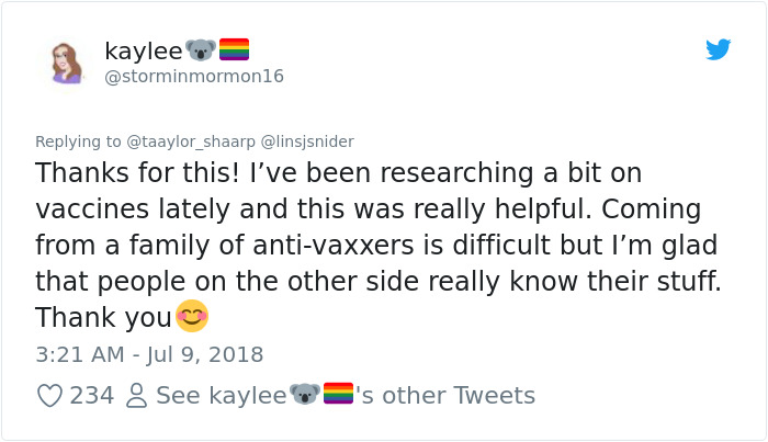 Girl Goes Viral On Twitter For Delivering All The Real Facts About Vaccines And People Can’t Thank Her Enough Girl Goes Viral On Twitter For Delivering All The Real Facts About Vaccines And People Can’t Thank Her Enough