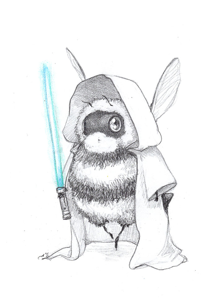 Artist Paints Iconic Movie And Cartoon Characters As Bees, And The Result Is Extremely Cute Artist Paints Iconic Movie And Cartoon Characters As Bees, And The Result Is Extremely Cute