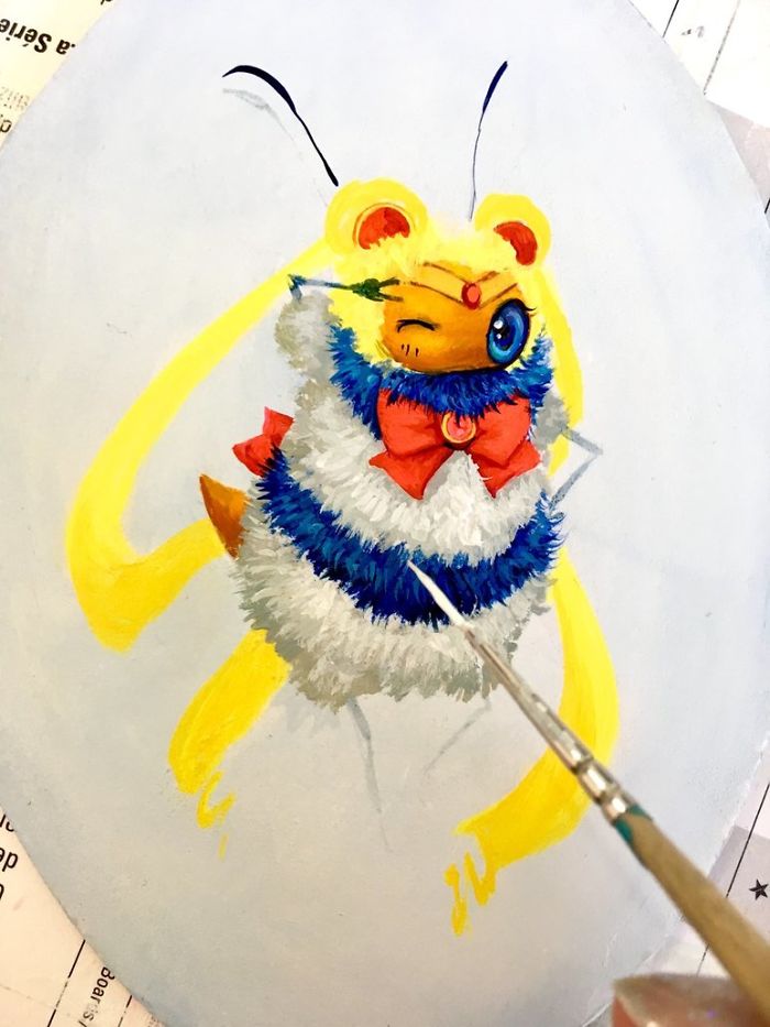 Artist Paints Iconic Movie And Cartoon Characters As Bees, And The Result Is Extremely Cute Artist Paints Iconic Movie And Cartoon Characters As Bees, And The Result Is Extremely Cute