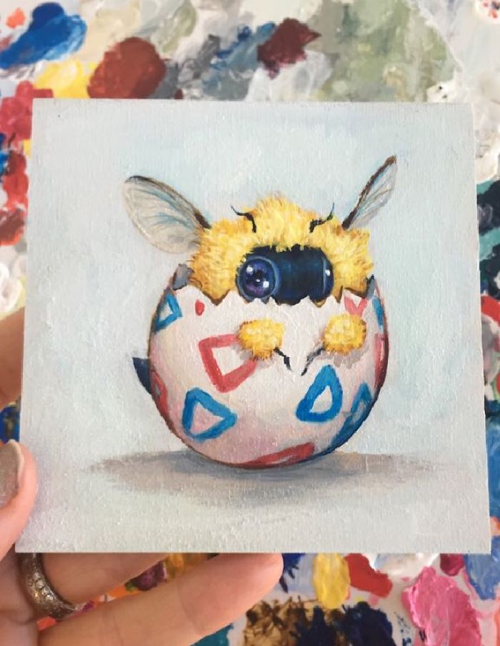 Artist Paints Iconic Movie And Cartoon Characters As Bees, And The Result Is Extremely Cute