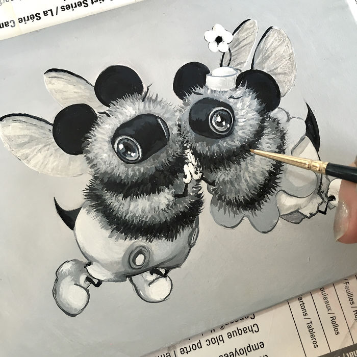 Artist Paints Iconic Movie And Cartoon Characters As Bees, And The Result Is Extremely Cute Artist Paints Iconic Movie And Cartoon Characters As Bees, And The Result Is Extremely Cute