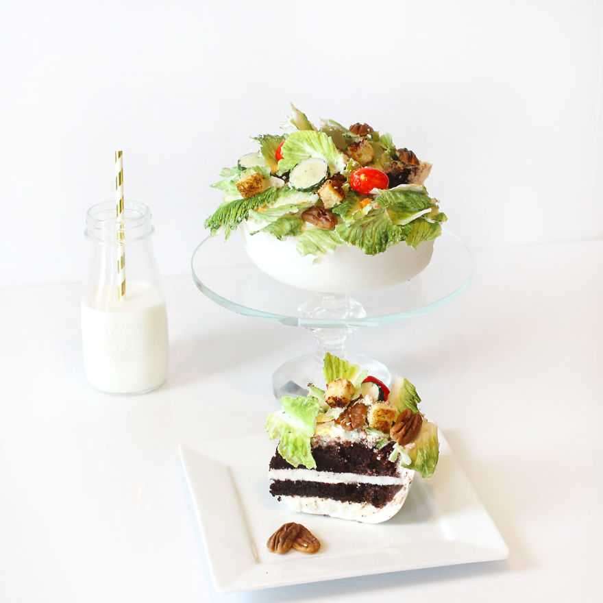 I Made This Salad Out Of Chocolate I Made This Salad Out Of Chocolate