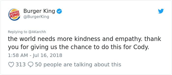 Sick Dog Get His Dream Fullfilled By Burger King After They Offer Free Burgers For The Rest Of His Life