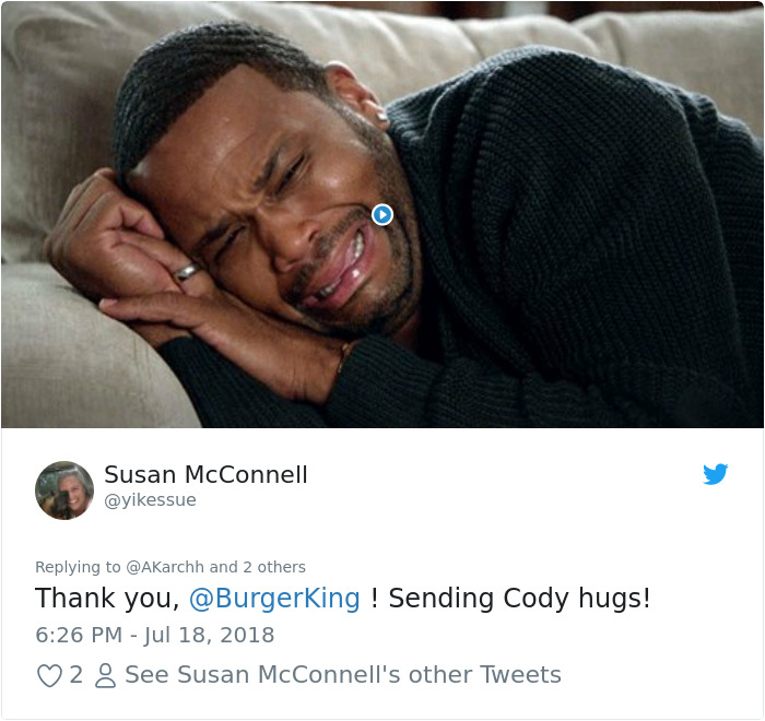 Sick Dog Get His Dream Fullfilled By Burger King After They Offer Free Burgers For The Rest Of His Life