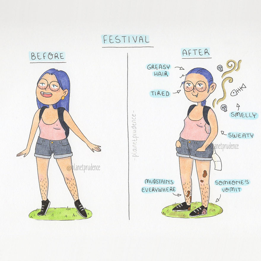 I Illustrate The Everyday Problems Of Being A Woman I Illustrate The Everyday Problems Of Being A Woman