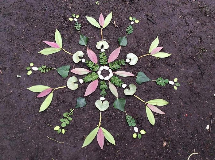 I Create Mandalas From Things I Find In Nature As A Way To Meditate