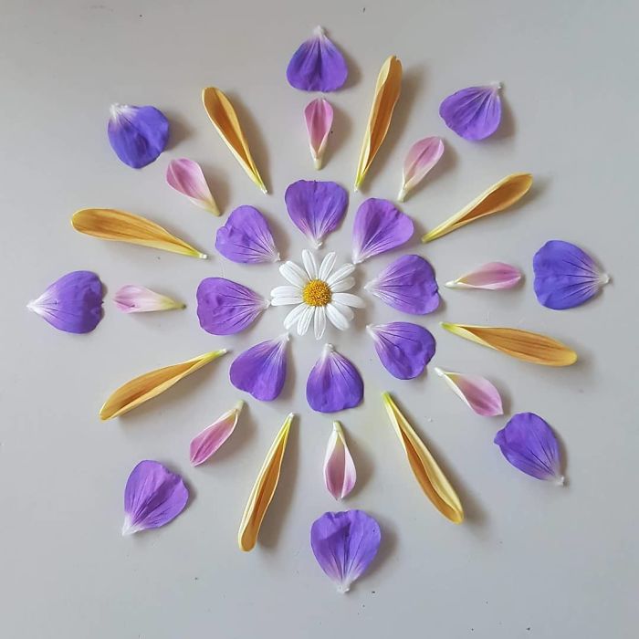 I Create Mandalas From Things I Find In Nature As A Way To Meditate