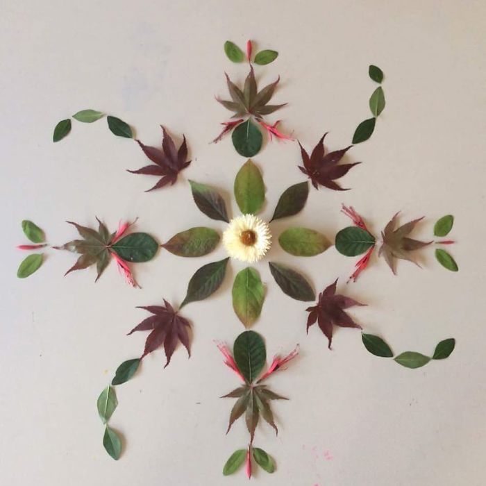 I Create Mandalas From Things I Find In Nature As A Way To Meditate