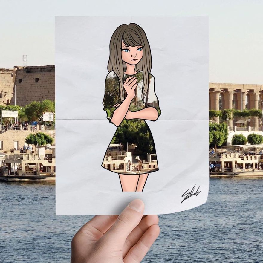 20 Fashion Cutouts Showing The Beauty Of Egypt In A Unique Way