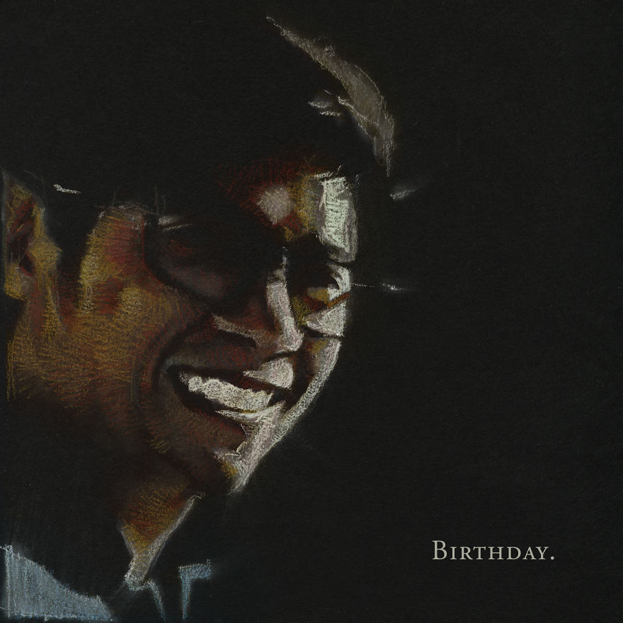 I’ve Drawn Hundreds Of Portraits Of My Friends For Their Birthdays I’ve Drawn Hundreds Of Portraits Of My Friends For Their Birthdays