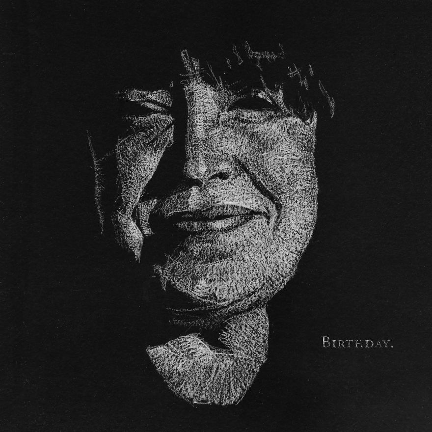 I’ve Drawn Hundreds Of Portraits Of My Friends For Their Birthdays I’ve Drawn Hundreds Of Portraits Of My Friends For Their Birthdays