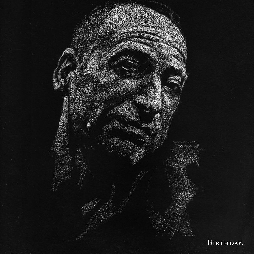 I’ve Drawn Hundreds Of Portraits Of My Friends For Their Birthdays I’ve Drawn Hundreds Of Portraits Of My Friends For Their Birthdays