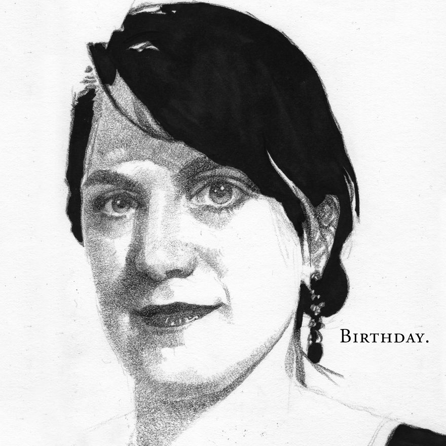 I’ve Drawn Hundreds Of Portraits Of My Friends For Their Birthdays I’ve Drawn Hundreds Of Portraits Of My Friends For Their Birthdays