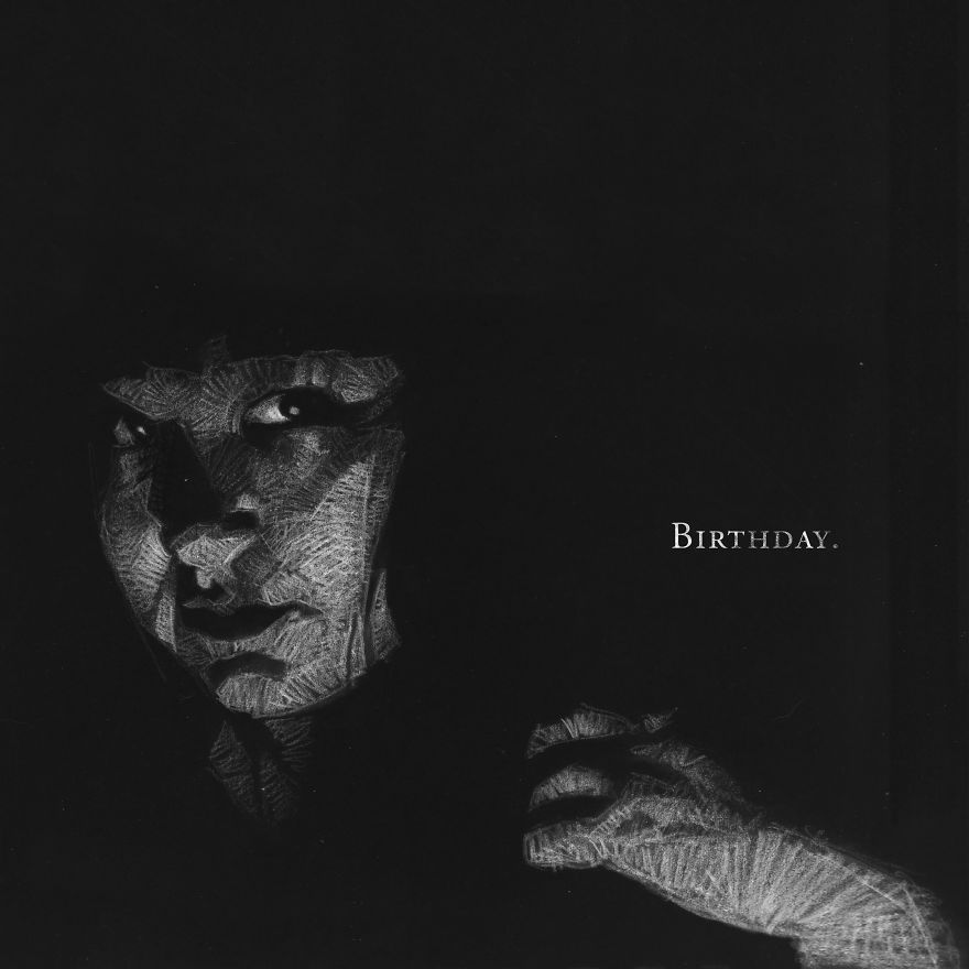 I’ve Drawn Hundreds Of Portraits Of My Friends For Their Birthdays I’ve Drawn Hundreds Of Portraits Of My Friends For Their Birthdays