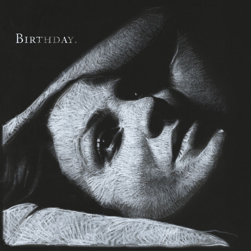 I’ve Drawn Hundreds Of Portraits Of My Friends For Their Birthdays I’ve Drawn Hundreds Of Portraits Of My Friends For Their Birthdays